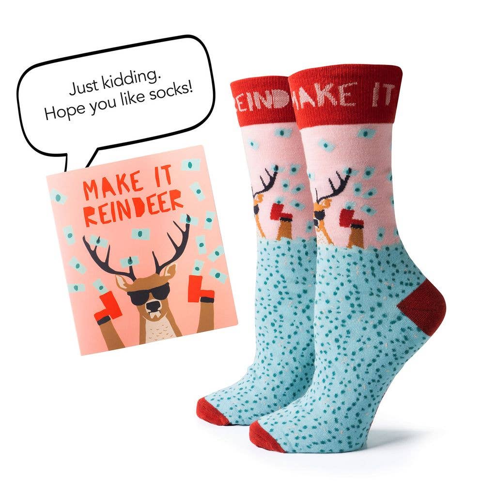 Holiday Gift Card and Sock Set