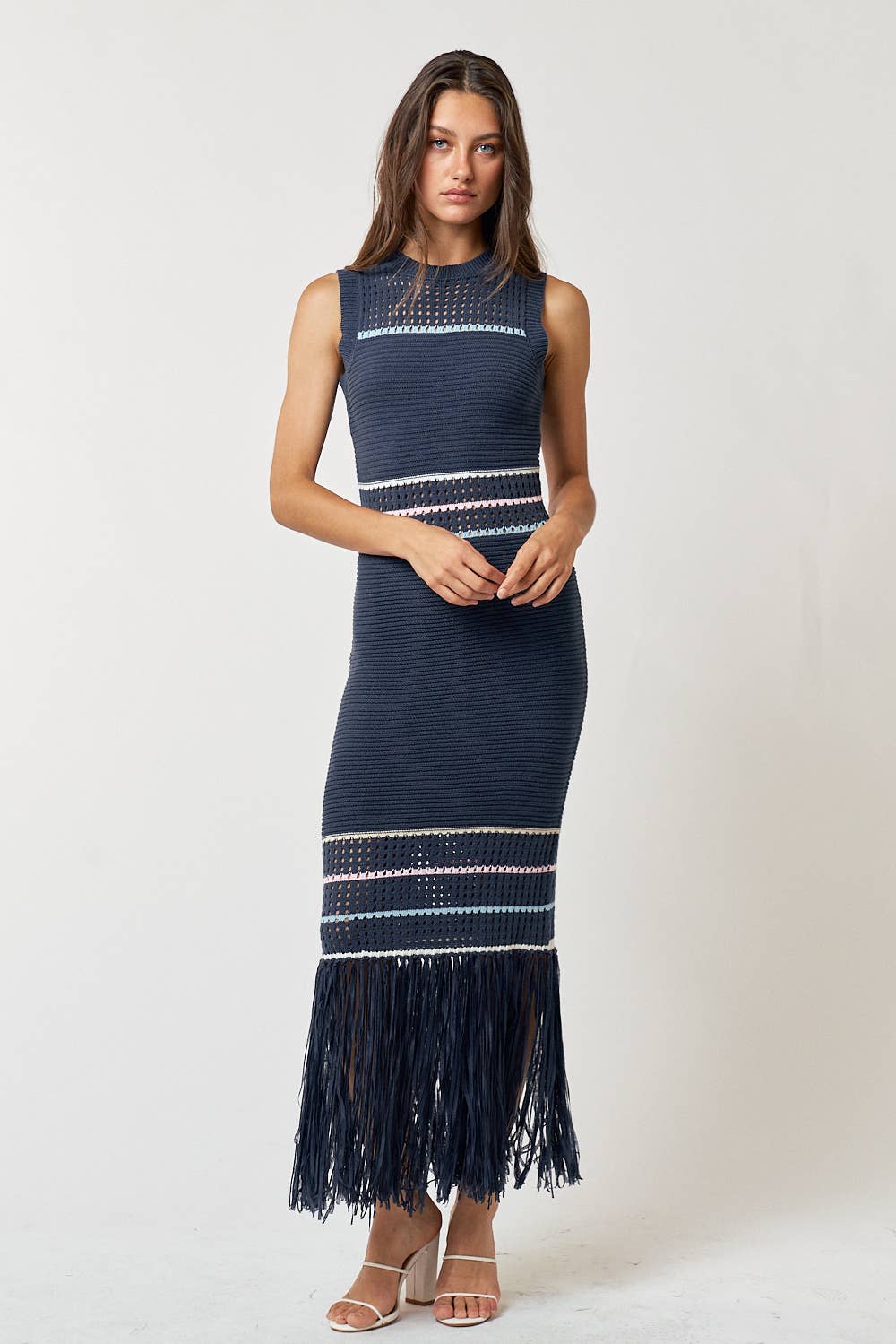 Monica's Fringe Detailed Dress