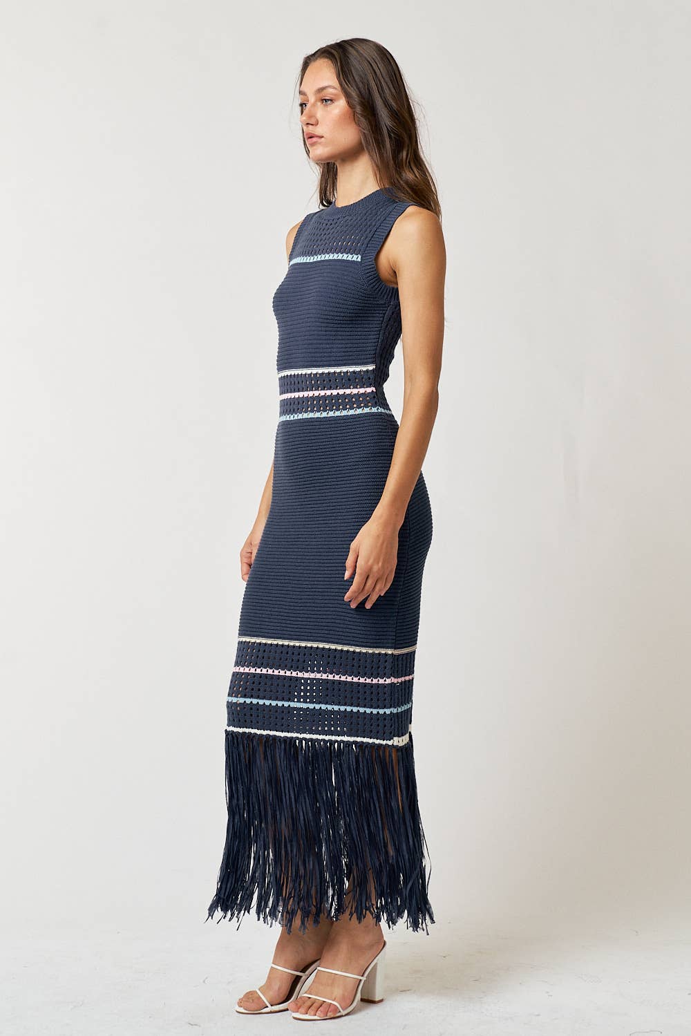 Monica's Fringe Detailed Dress