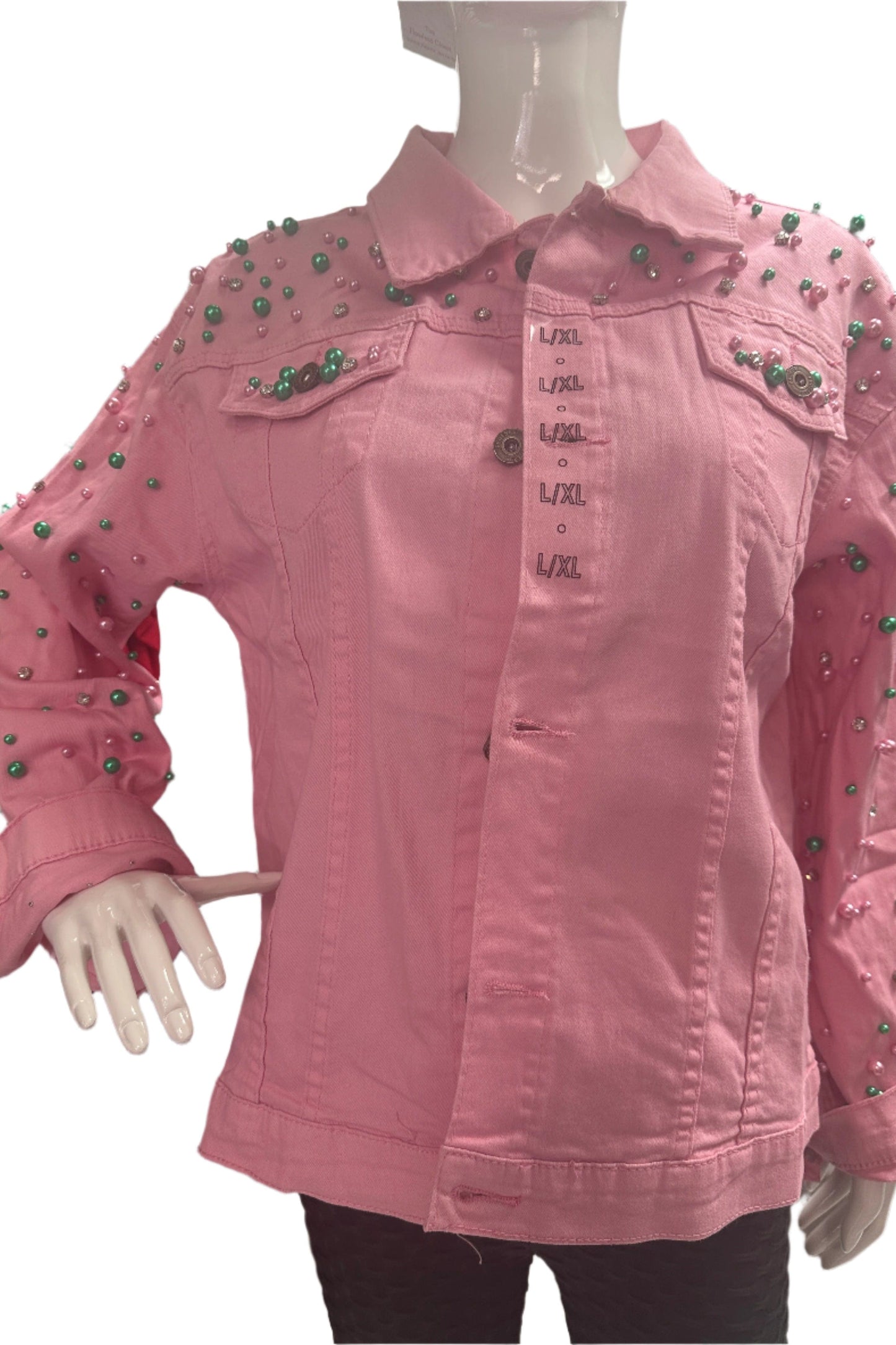 Nisha's Pink Pearl Jacket