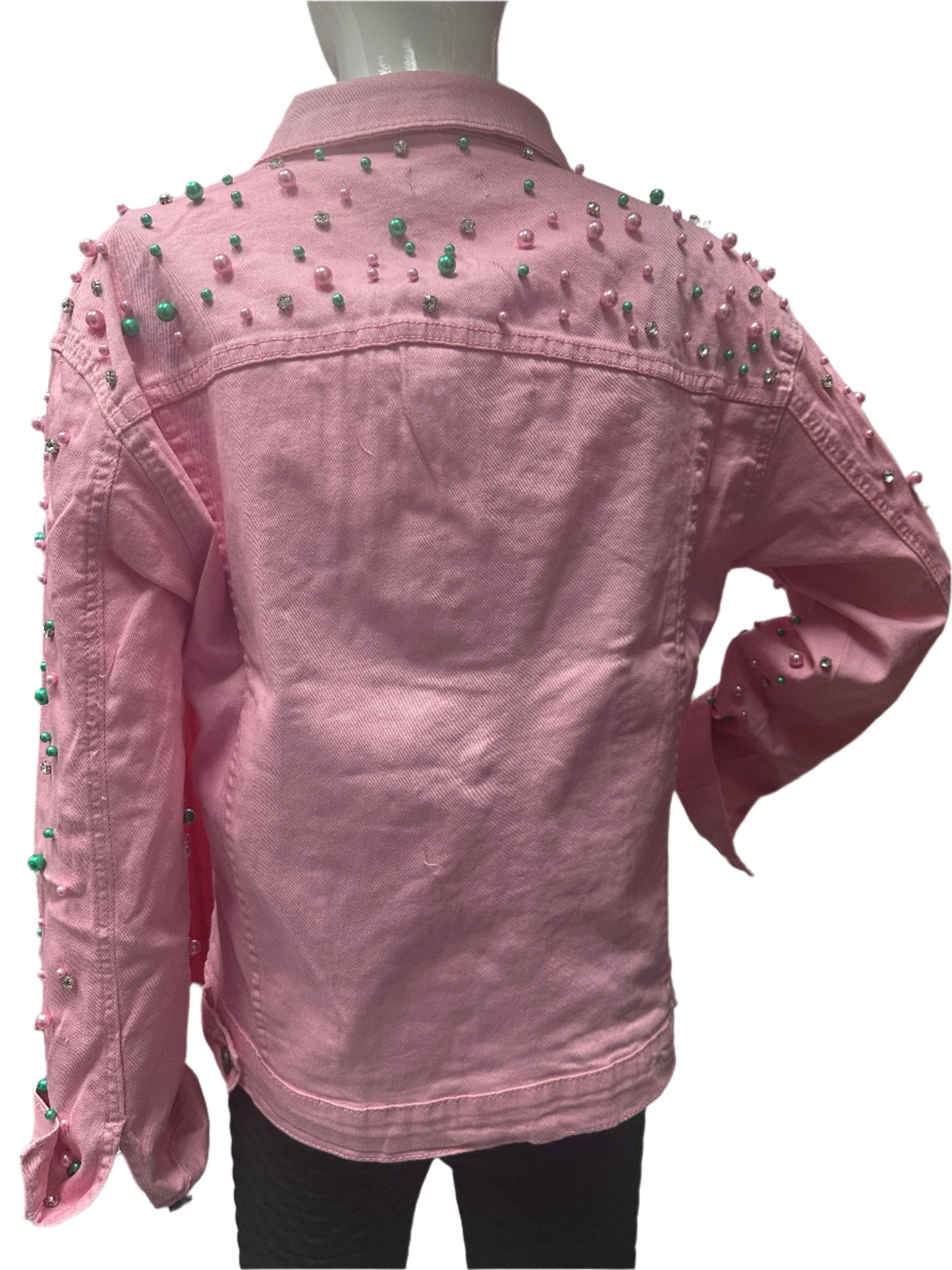 Nisha's Pink Pearl Jacket