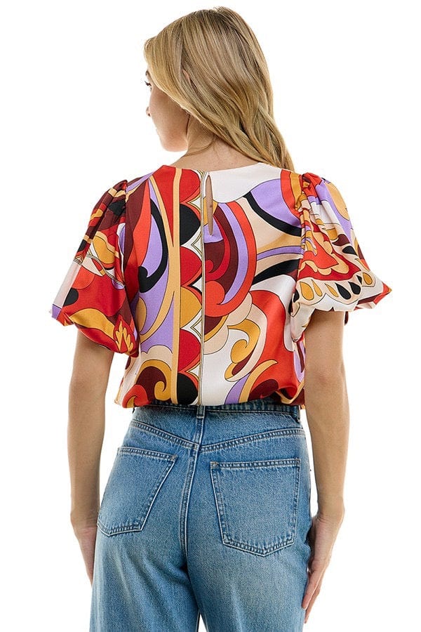 Kaleidoscope Print  Top