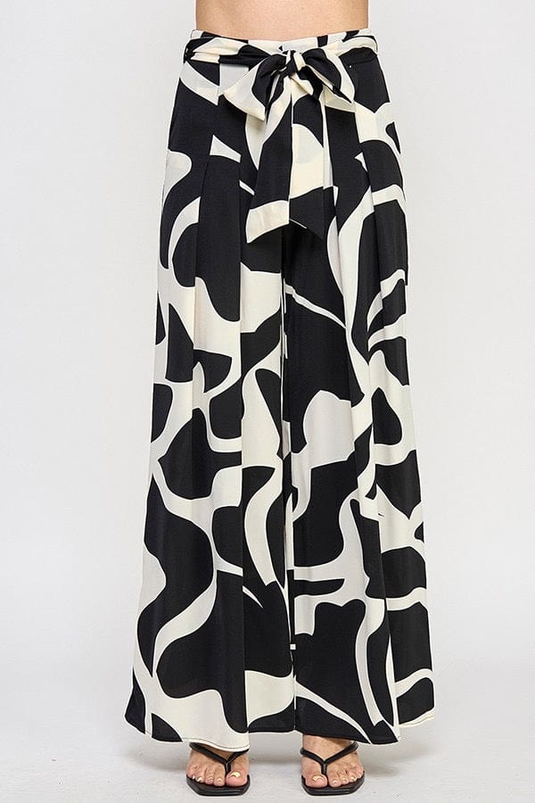 Rachel's Abstract Wide Leg Pants