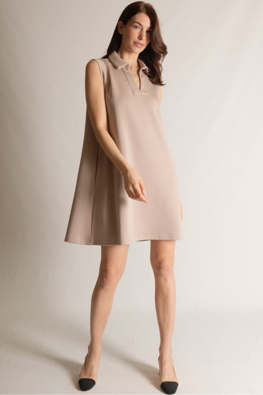 p cill Butter Modal Collared Dress