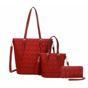 Quilted 2n1 Shopper Satchel Handbag