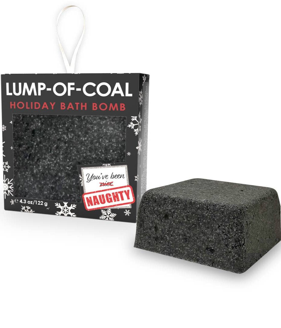 Lump-of-Coal Bath Bomb