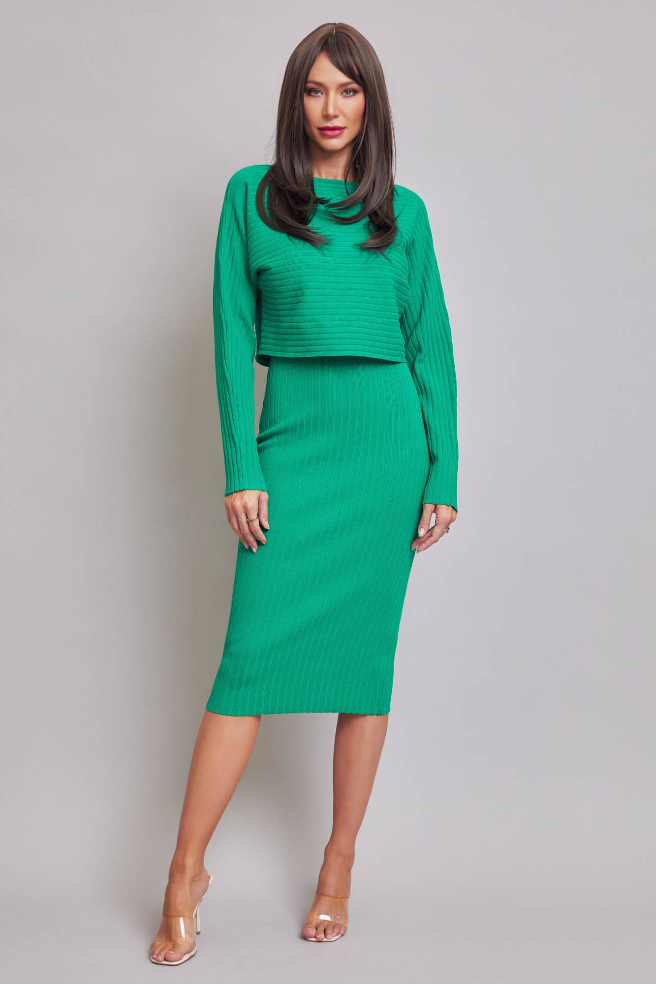 Cylie's Two Piece Sweater & Dress Set