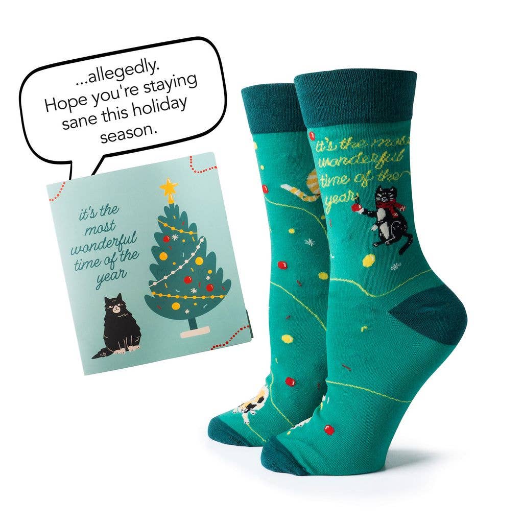 Holiday Gift Card and Sock Set