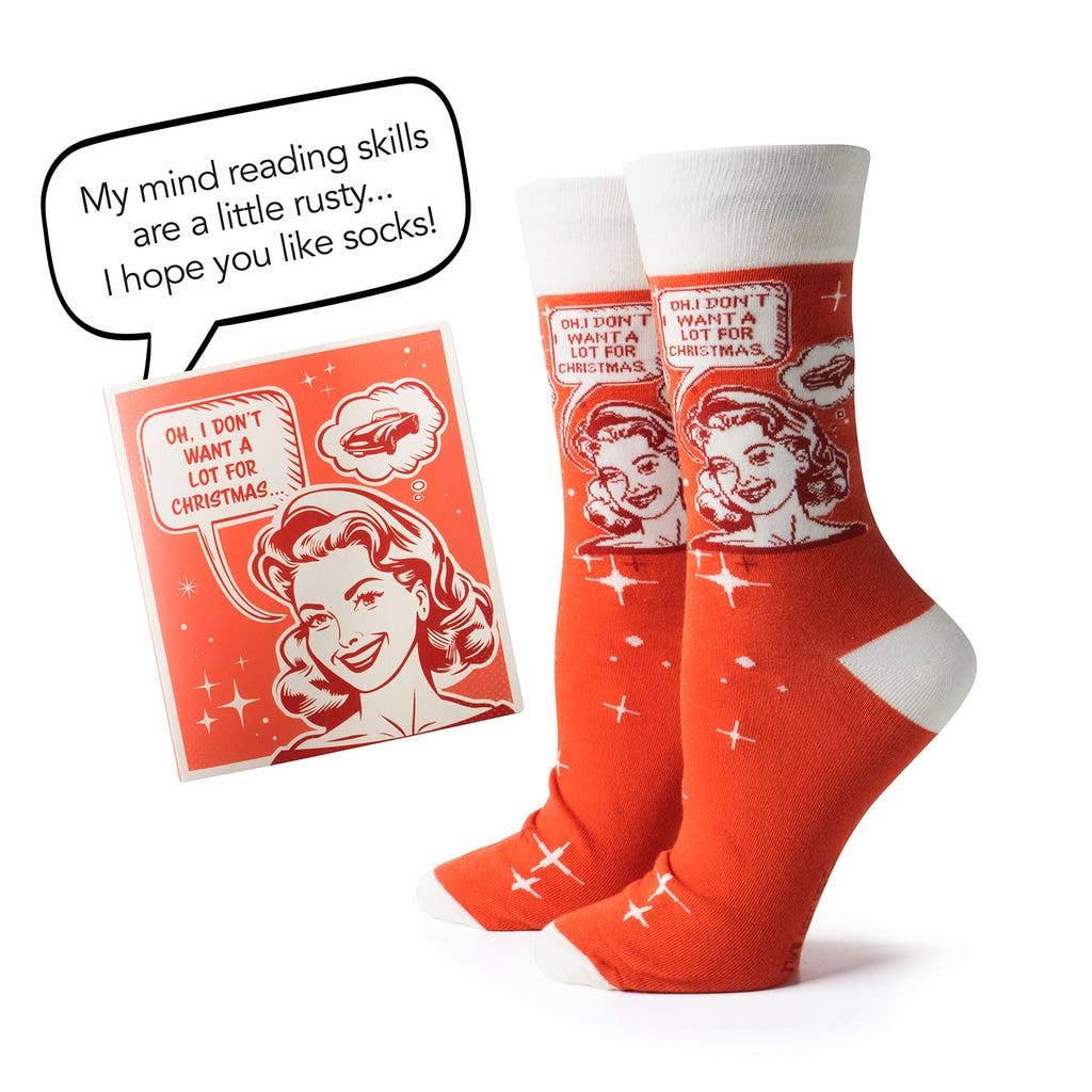 Holiday Gift Card and Sock Set