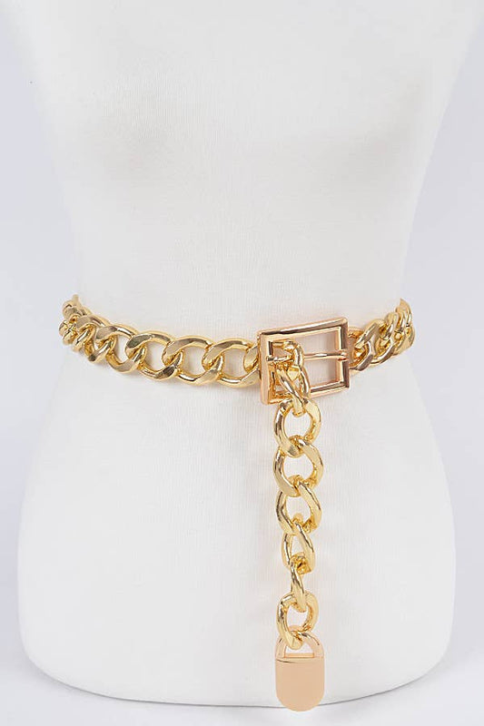 Gold Chain Link Belt