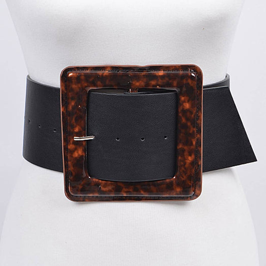 Iconic BIG Square Buckle Belt