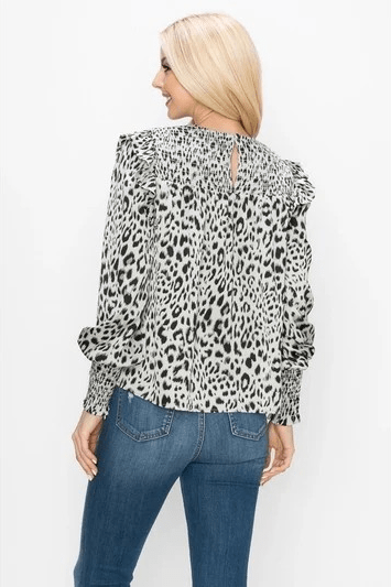 Enola's Flutter Sleeve Blouse