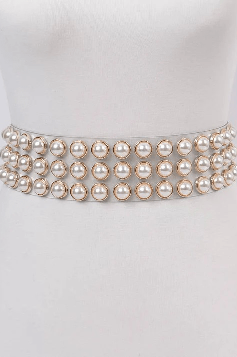 Clear Pearl Belt