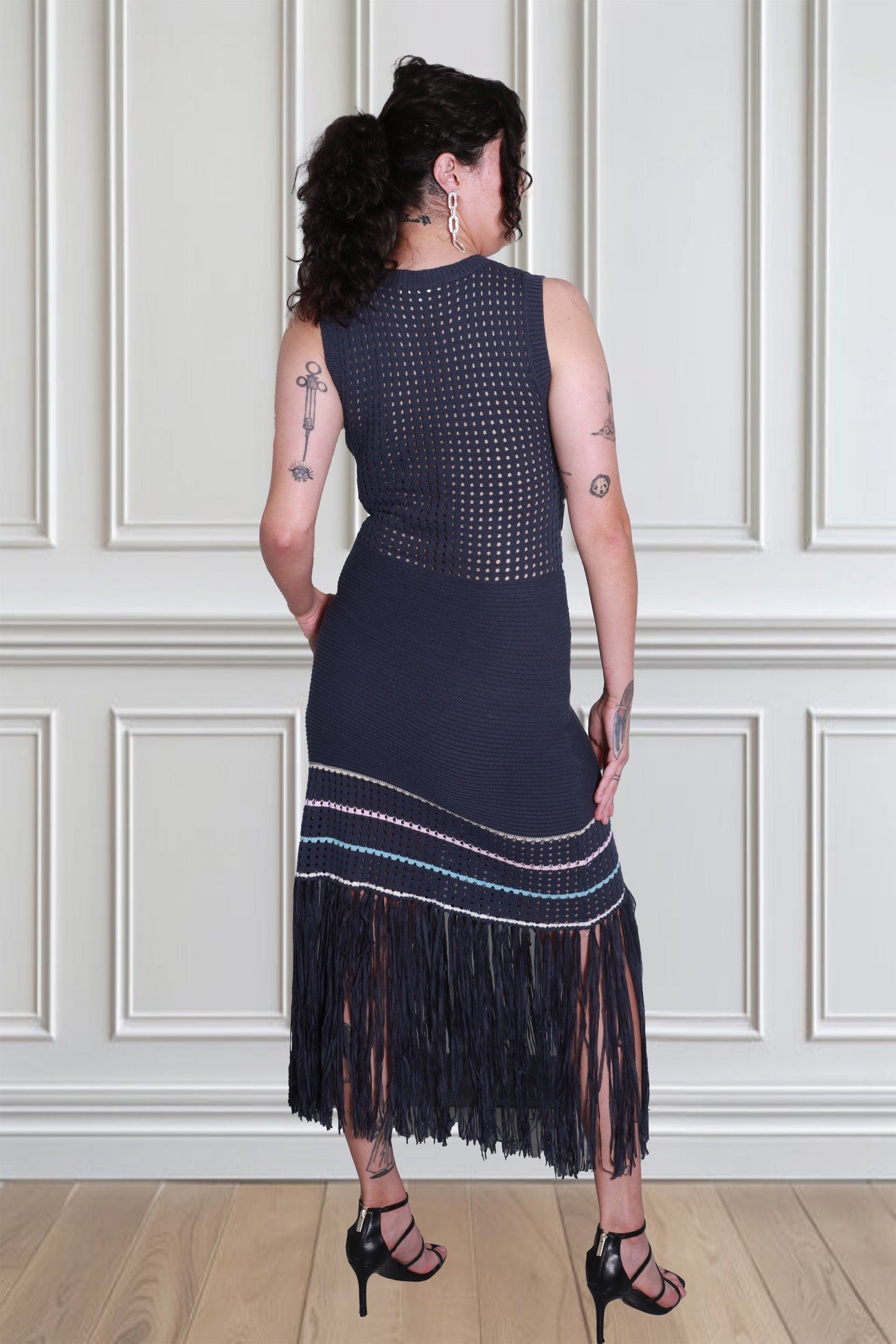 Monica's Fringe Detailed Dress